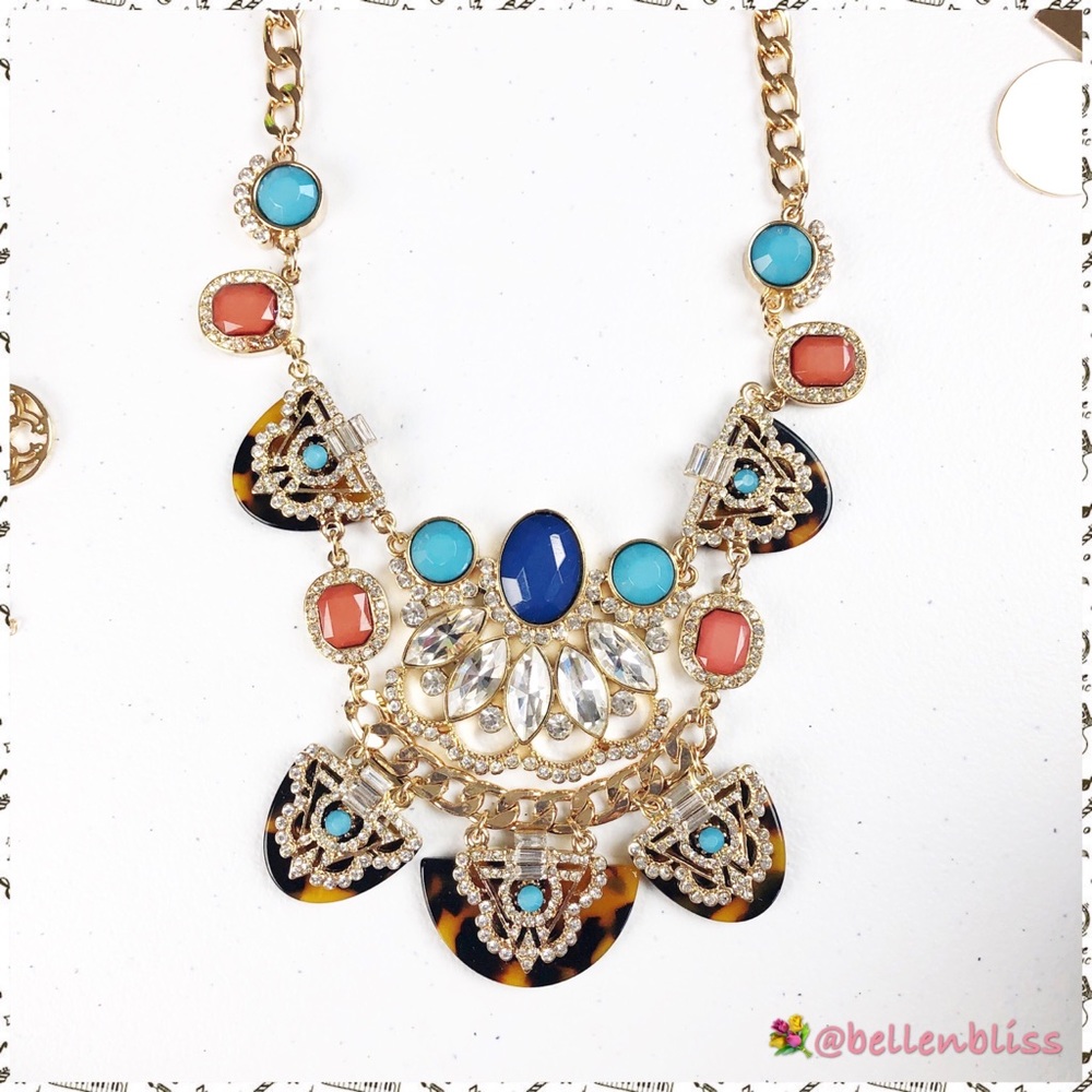 Tortoise Shell Necklace Simulated by C. Wonder